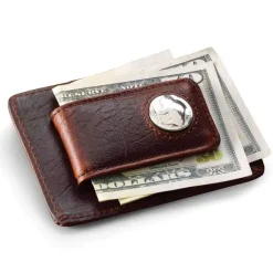 Men Orvis Wallets|Bison Buffalo-Nickel Money Clip