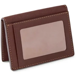 Men Orvis Wallets|Bison Leather Folding Card Carrier