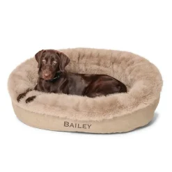 Orvis Comfortfill-Eco Beds|Comfortfill-Eco Fur Wraparound Dog Bed