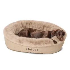 Orvis Comfortfill-Eco Beds|Comfortfill-Eco Fur Wraparound Dog Bed