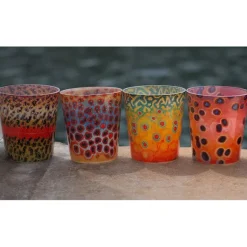 Orvis Glassware & Bar|Deyoung Fish Flank Rocks Glass