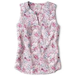 Women Orvis Shirts|Easy Sleeveless Printed Camp Shirt