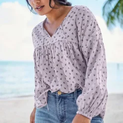 Women Orvis Shirts|Foothills Breezy Top