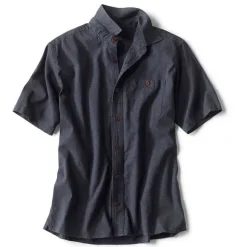 Men Orvis Shirts|Hemp/Tencel Stretch Short-Sleeved Shirt