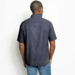 Men Orvis Shirts|Hemp/Tencel Stretch Short-Sleeved Shirt