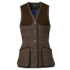 Women Orvis Vests|Laksen Women'S Tweed Shooting Vest