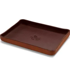 Orvis Home Decor|Leather Desktop Tray With Fly