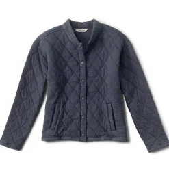 Women Orvis Sweatshirts|Lived-In Quilted Bomber Jacket