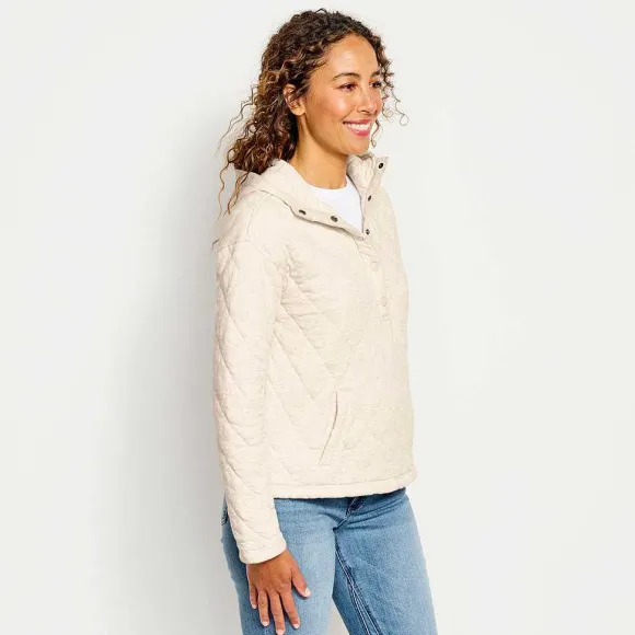 Women Orvis Sweatshirts|Lived-In Quilted Hoodie