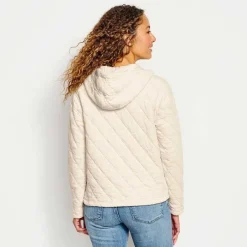 Women Orvis Sweatshirts|Lived-In Quilted Hoodie