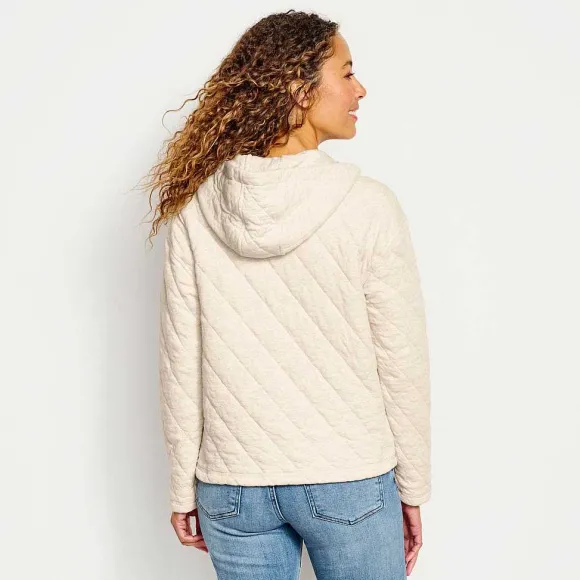 Women Orvis Sweatshirts|Lived-In Quilted Hoodie
