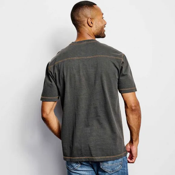 Men Orvis Shirts|Montana Morning® High V-Neck Short-Sleeved T-Shirt