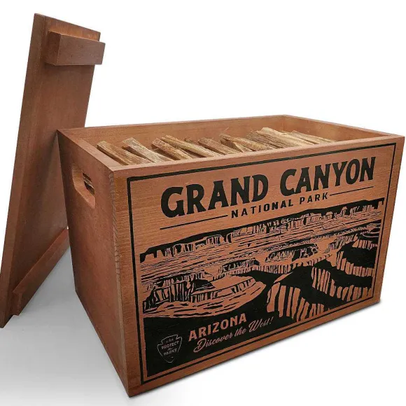 Orvis Fireplace & Hearth|National Parks Fatwood Wooden Crate
