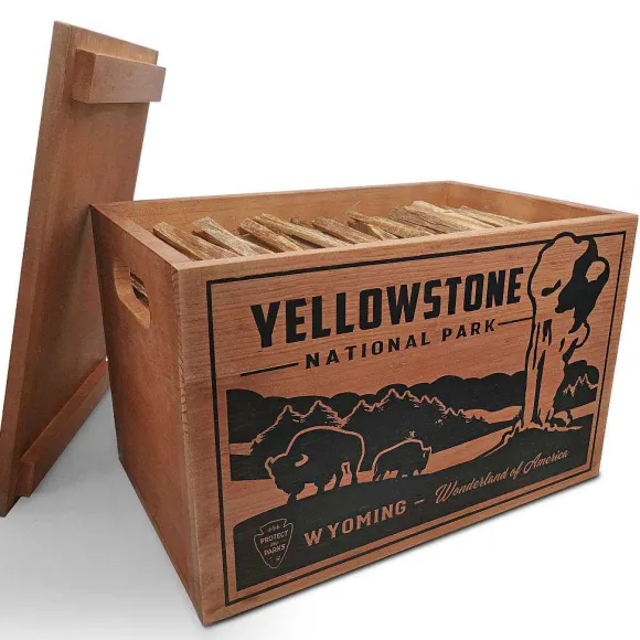 Orvis Fireplace & Hearth|National Parks Fatwood Wooden Crate