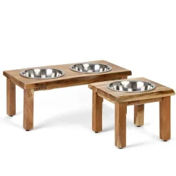 Orvis Bowls, Feeders & Food Storage|Natural Edge Dog Feeder