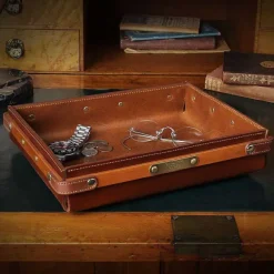 Men Orvis Travel|No. 120 Leather Valet Tray