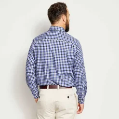 Men Orvis Shirts|No-Work, Work Long-Sleeved Hidden Button-Down Shirt