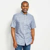 Men Orvis Shirts|No-Work, Work Short-Sleeved Shirt