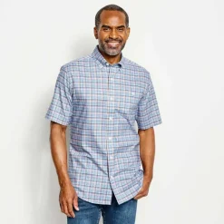Men Orvis Shirts|No-Work, Work Short-Sleeved Shirt