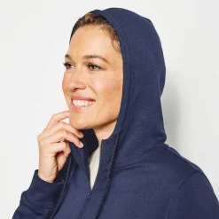 Women Orvis Sweatshirts|Odyssey High-And-Low Full-Zip Hoodie