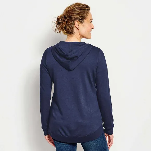 Women Orvis Sweatshirts|Odyssey High-And-Low Full-Zip Hoodie
