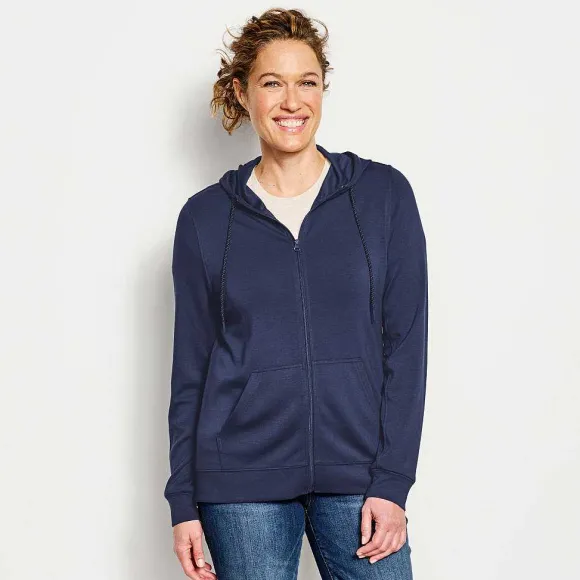 Women Orvis Sweatshirts|Odyssey High-And-Low Full-Zip Hoodie