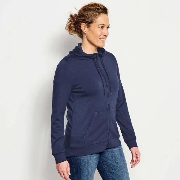 Women Orvis Sweatshirts|Odyssey High-And-Low Full-Zip Hoodie