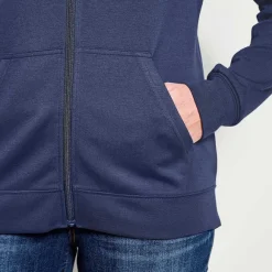 Women Orvis Sweatshirts|Odyssey High-And-Low Full-Zip Hoodie