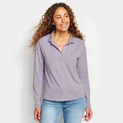 Women Orvis Shirts|Perfect Long-Sleeved Polo