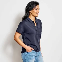 Women Orvis Shirts|Perfect Short-Sleeved Polo Shirt
