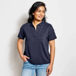 Women Orvis Shirts|Perfect Short-Sleeved Polo Shirt