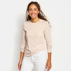 Women Orvis Shirts|Perfect True Crew Long-Sleeved Tee