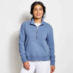 Women Orvis Sweatshirts|Riverside Half-Zip Sweatshirt