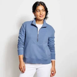 Women Orvis Sweatshirts|Riverside Half-Zip Sweatshirt