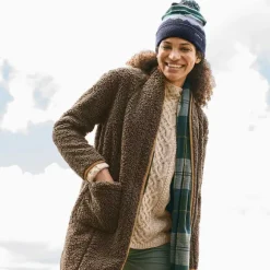 Women Orvis Fleece|Sherpa Cozy Cocoon Coat