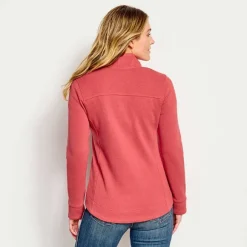 Women Orvis Sweatshirts|Signature Print-Trim Sweatshirt