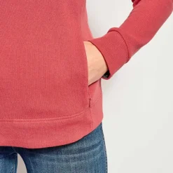 Women Orvis Sweatshirts|Signature Print-Trim Sweatshirt
