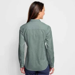 Women Orvis Shirts|Women'S Long-Sleeved Tech Chambray Work Shirt