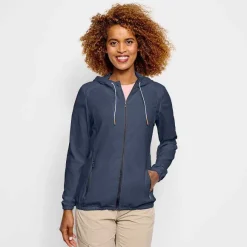Women Orvis Shirts|Women'S Open Air Caster Hooded Zip-Up Jacket