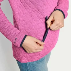 Women Orvis Sweatshirts|Women'S Outdoor Quilted Snap Sweatshirt