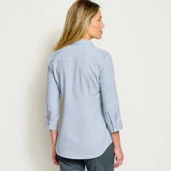 Women Orvis Shirts|Women'S Tech Chambray Popover
